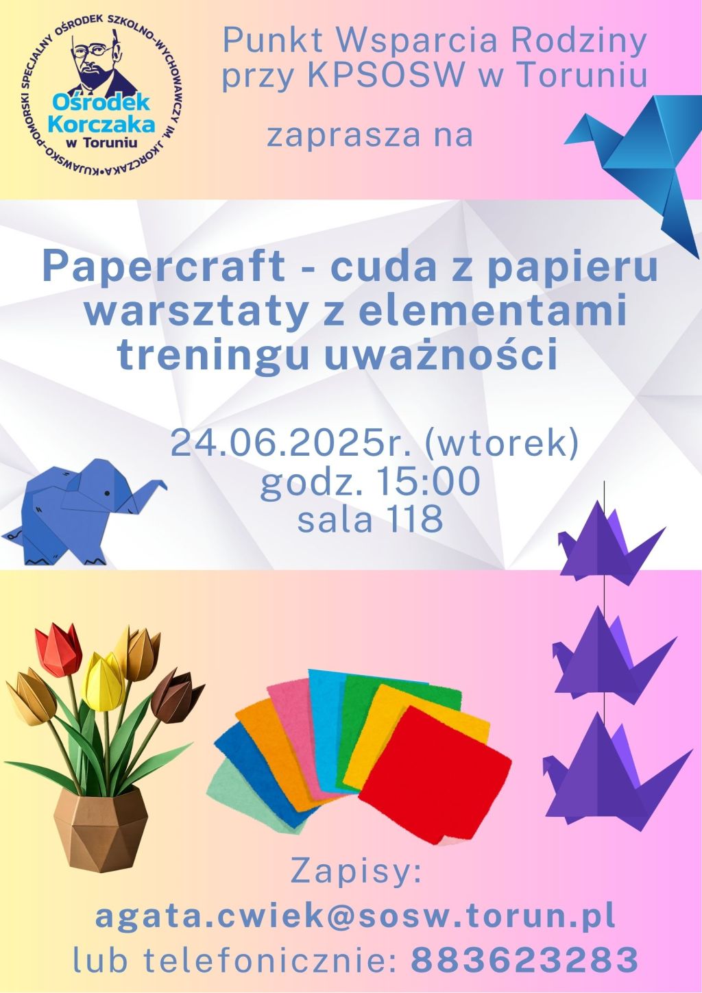 Warsztaty   prace z papieru
