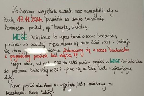 Moje wyzwanie- Wege śniadanie