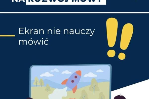 Plastyczny konkurs logopedyczny Ekran nie uczy mówić